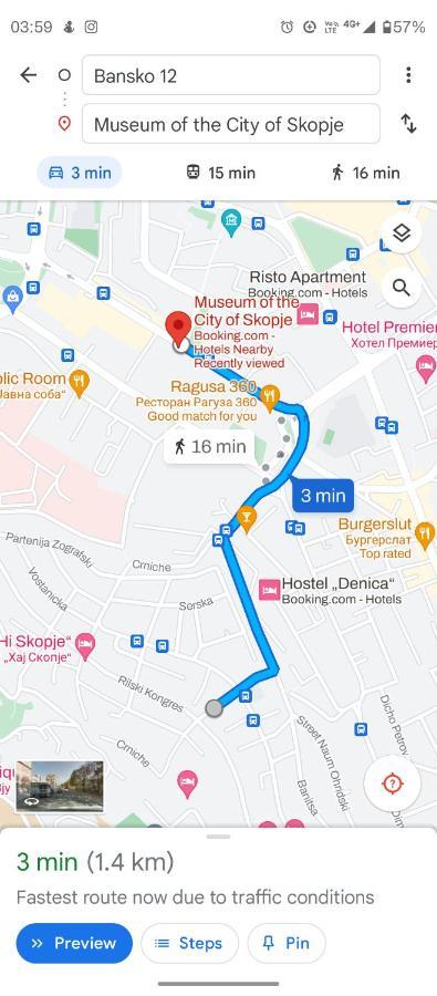 Digital Nomad Comfy Apartment,Foot Mountain Vodno And Millennium Cross,19 Min By Walk To Cener,Free Parking سكوبجي المظهر الخارجي الصورة